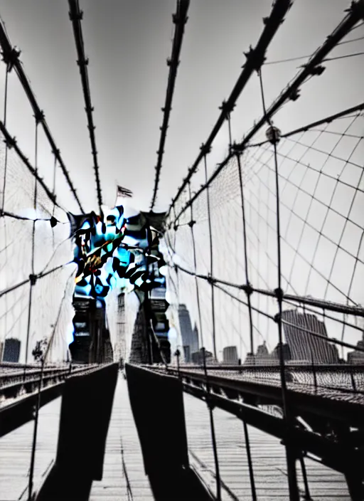 Image similar to beautiful brooklyn bridge photography award winning cinematography