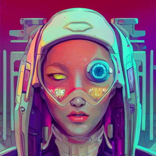 Prompt: portrait painting of a cyberpunk olivia hye from loona, sharp focus, award - winning, trending on artstation, masterpiece, highly detailed, intricate. art by josan gonzales and moebius and deathburger