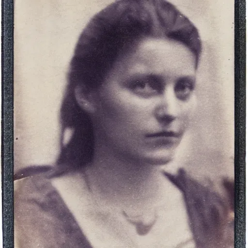 Prompt: an extreme close up, face, of Ukrainian woman, early 20s, Polaroid