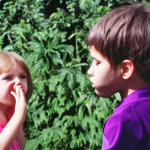 Prompt: child, don't pick your nose