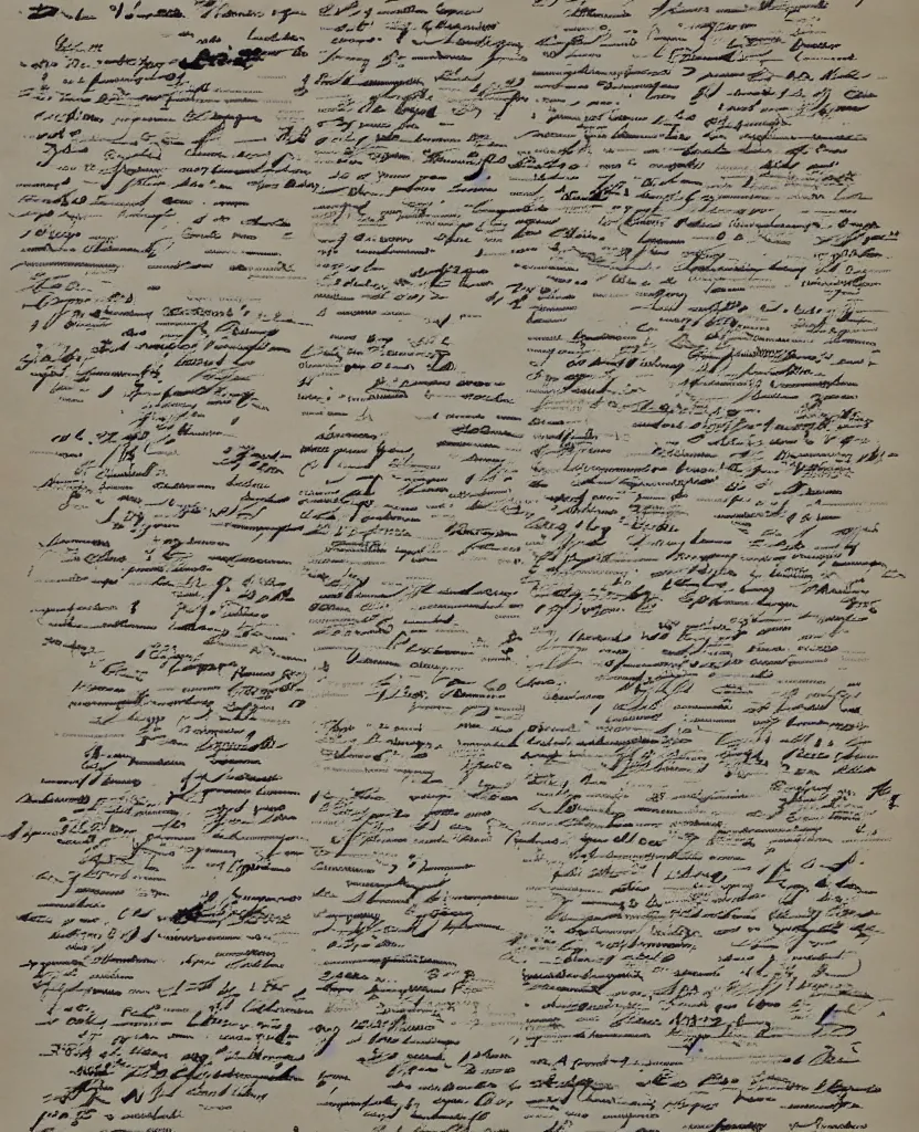 Image similar to a painting of lots of words in a hand written letter by a soldier in el alamein battle, wwii, black and white, bauhaus