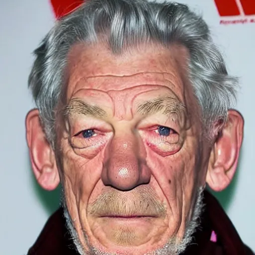 Image similar to picture of ian mckellen on a trapper keeper