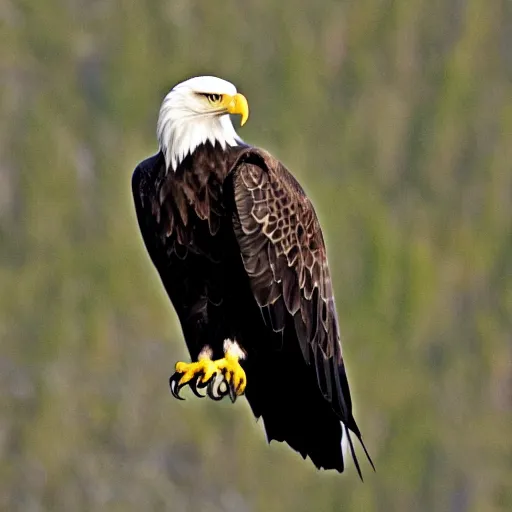 Image similar to a bald eagle without feathers