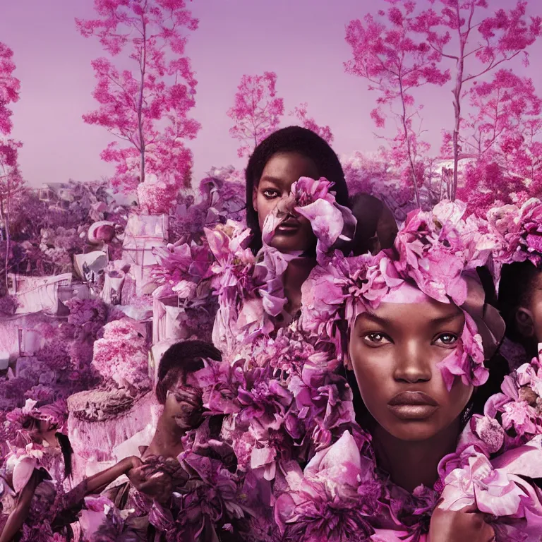 Image similar to fragrance advertising campaign by richard mosse