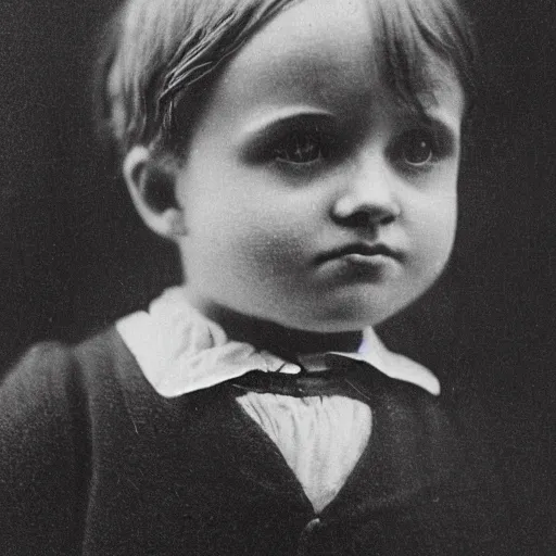 Image similar to close up portrait of a victorian child standing in a shop, 8 k, soft lighting, highly detailed realistic, face in focus 1 8 9 0's liminal