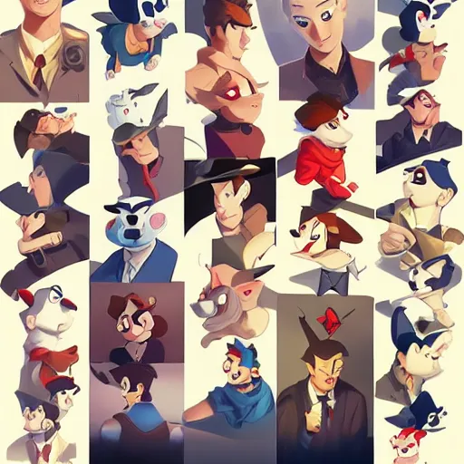 Image similar to face icon stylized minimalist animaniacs, loftis, cory behance hd by jesper ejsing, by rhads, makoto shinkai and lois van baarle, ilya kuvshinov, rossdraws global illumination