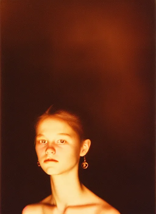 Image similar to a portrait of a pretty young lady by bill henson