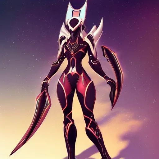 Image similar to stunning fanart of female ember prime warframe in an elegant pose, well designed, high quality, artstation, deviantart, furaffinity