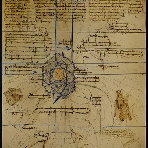 Prompt: the strategic for win World War III, analytic sketch blueprint by Leonardo da Vinci, detailed, damage paper