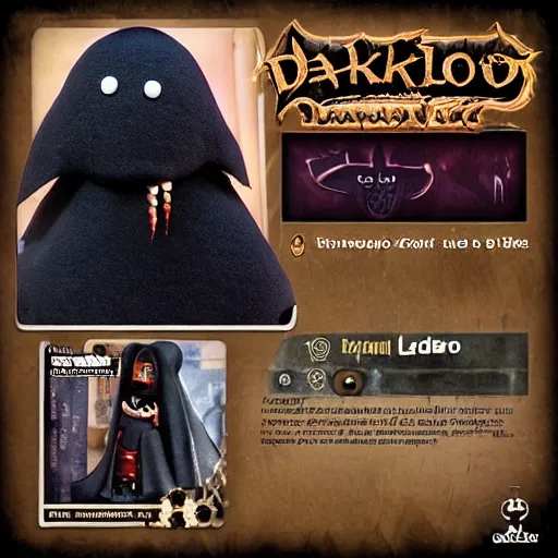 Prompt: darklord amdusc inspired by little big planet