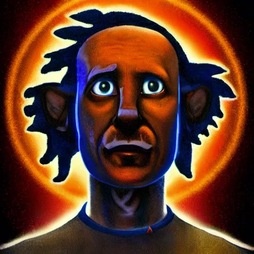 Prompt: avatar einstein portrait