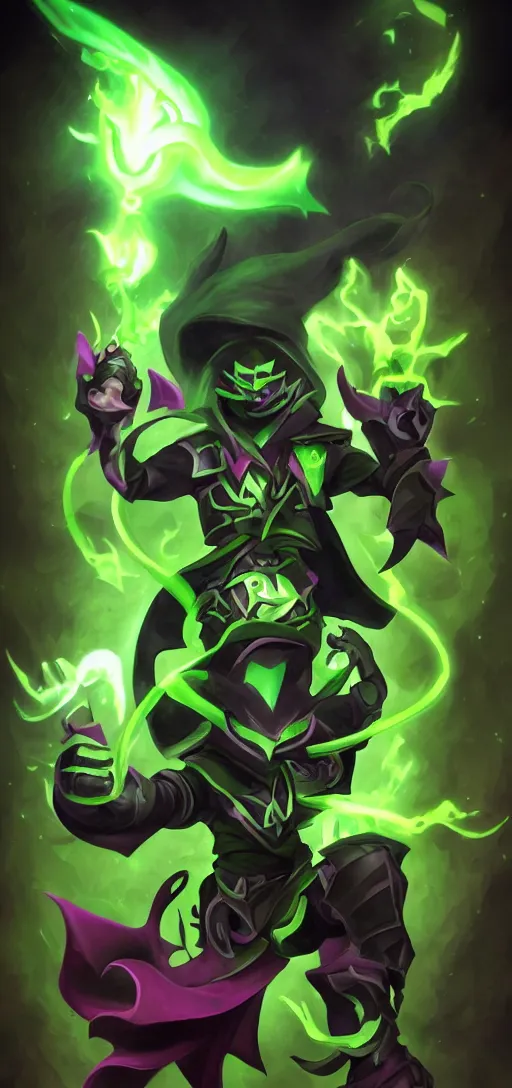 Image similar to Rubick from Dota 2