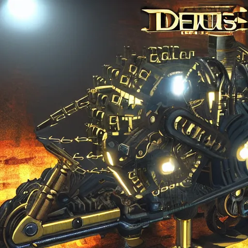 Image similar to deus ex machine