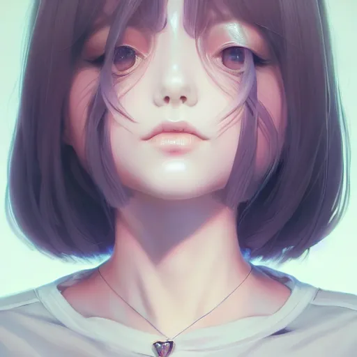 Prompt: classy elegant sophisticated very up close portrait of a girl in tshirt under mind control by evil psychic frog, fantasy art by saruei and guweiz and ilya kuvshinov and rockwell and warhol and range murata, sleek curves, intricate sharp focus, trending on artstation hq, deviantart, pinterest, unreal engine 5, 4 k uhd image