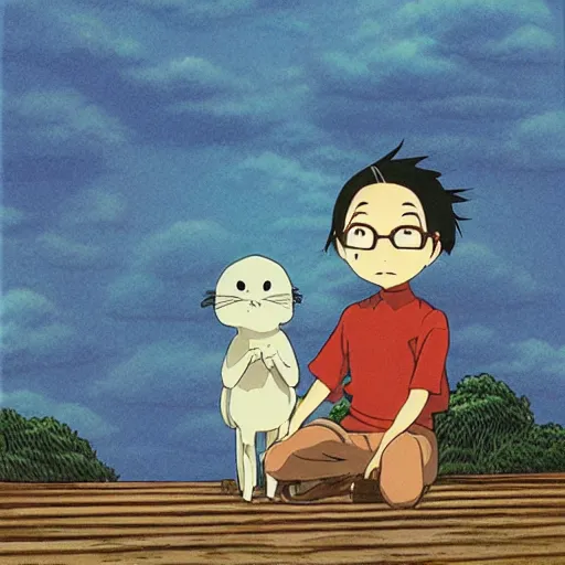 Prompt: art by hayao miyazaki