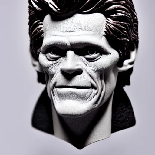 Image similar to foam made of willem dafoe : intricate, elegant, highly detailed, centered, smooth, sharp focus,