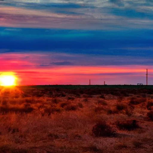 Image similar to The end of light in texas