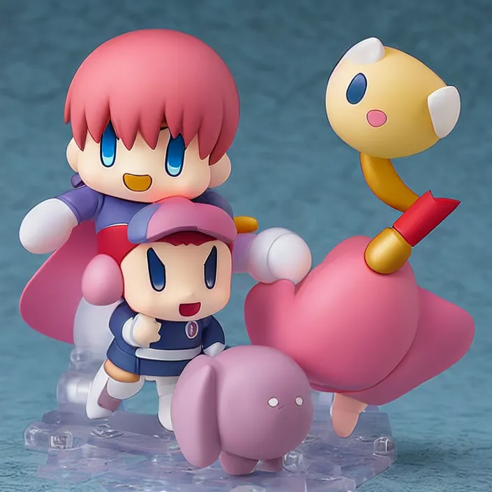 Image similar to Kirby, An anime Nendoroid of Kirby, figurine, detailed product photo