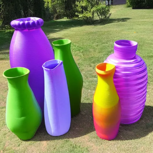 Image similar to inflatable flower vases