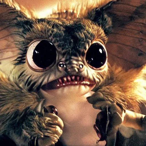 Image similar to gremlins vs mothra