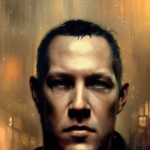 Image similar to , h p lovecraft hyperrealistic portrait, bladerunner street, art of elysium by jeremy mann and alphonse mucha and greg rutkowski, fantasy art, photo realistic, dynamic lighting, artstation, poster, volumetric lighting, very detailed face, 4 k, award winning