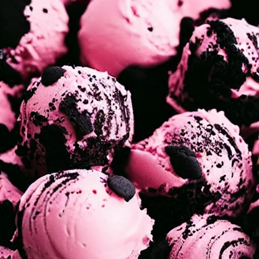 Image similar to dreamy black icecream