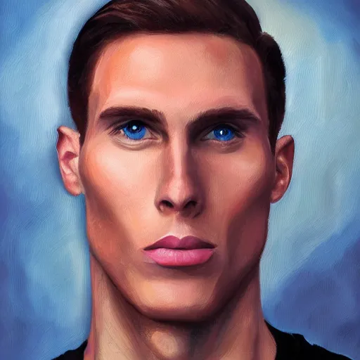 Prompt: gigachad sigma alpha male Jerma985, highly detailed oil-painting