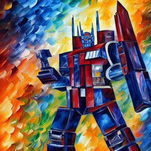 painting of Optimus Prime by Leonid Afremov, | Stable Diffusion | OpenArt