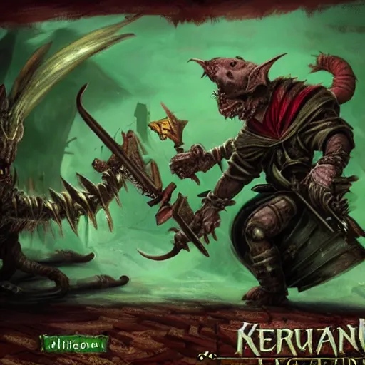 Image similar to kerillian killing skaven rats