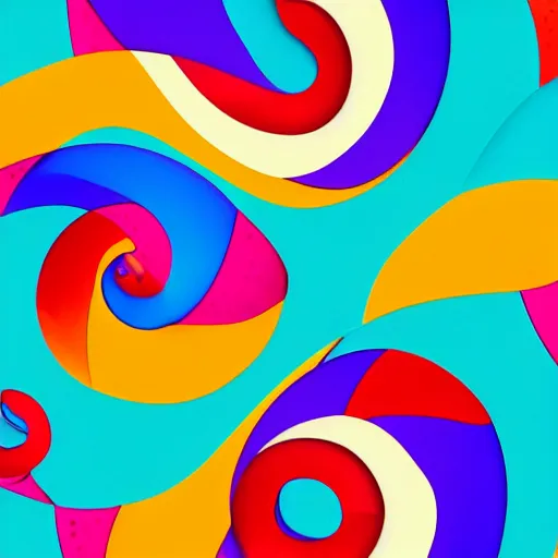 Prompt: HD wallpaper: swirl, design, pattern, colorful, paint, art, shape, motion