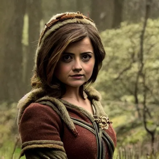 Image similar to jenna coleman as a wood elf