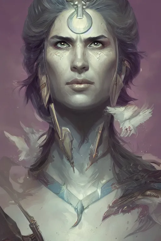 Image similar to amazon prime dude, d & d, fantasy, portrait, highly detailed, headshot, digital painting, trending on artstation, concept art, sharp focus, illustration, art by artgerm and greg rutkowski and magali villeneuve