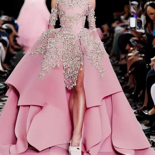 Image similar to a haute couture princess dress