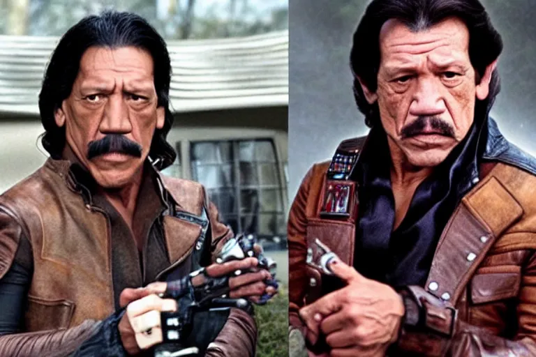 Image similar to danny trejo as han solo