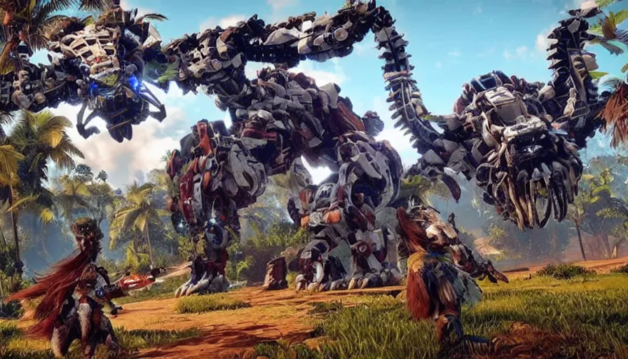 Image similar to a machine from horizon zero dawn invading kerala