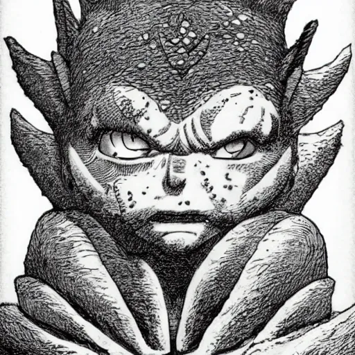 Prompt: Puck by Kentaro Miura