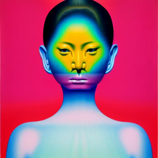 Image similar to sensual woman by shusei nagaoka, kaws, david rudnick, airbrush on canvas, pastell colours, cell shaded, 8 k