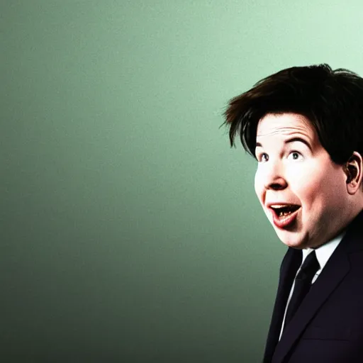 Image similar to Michael mcintyre as a psycho killer