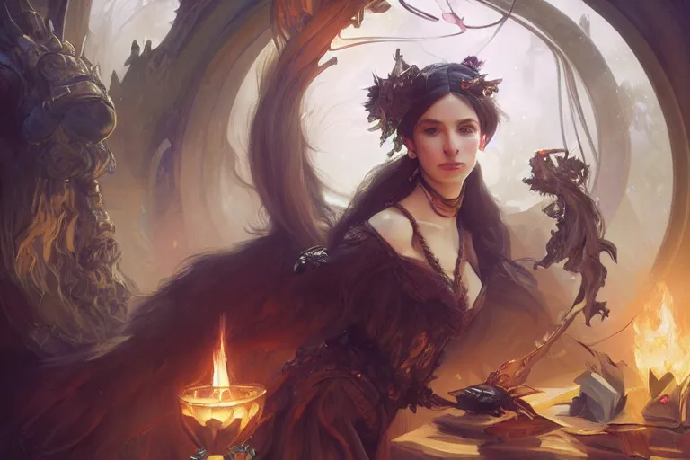 Image similar to photography of edwin henry landseer, deep focus, d & d and mtg, fantasy, intricate, elegant, highly detailed, digital painting, artstation, concept art, matte, sharp focus, illustration, hearthstone, art by artgerm and greg rutkowski and alphonse mucha