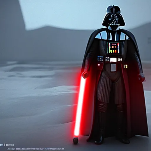 Image similar to darth vader cinematic, Unreal Engine