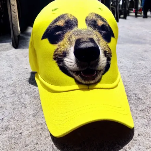 Prompt: doge wearing a make america great again cap, realistic, 8 k,