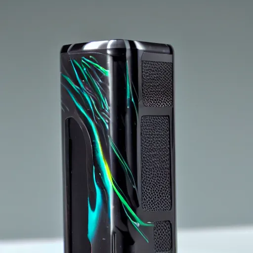 Prompt: Vape mod, sci fi, concept art, high res, beautiful composition, astonishing detail, smooth lines