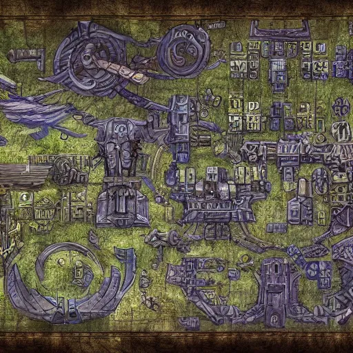 Image similar to planescape art style city center of universe wallpaper