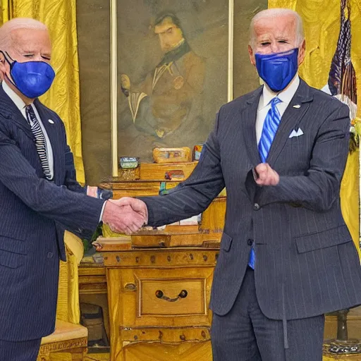 Image similar to Joe Biden as a mongolian horse lord