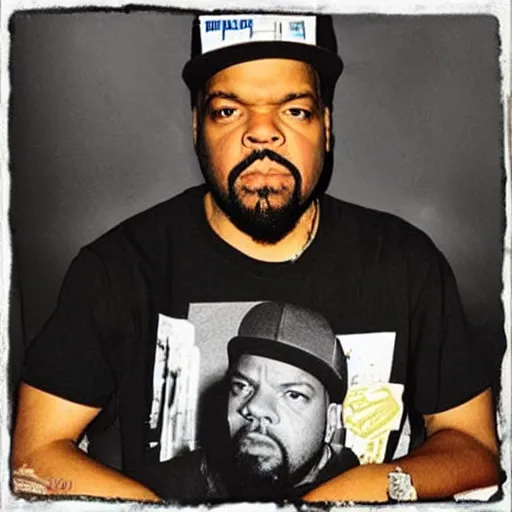 Prompt: “ ice cube on fire ”