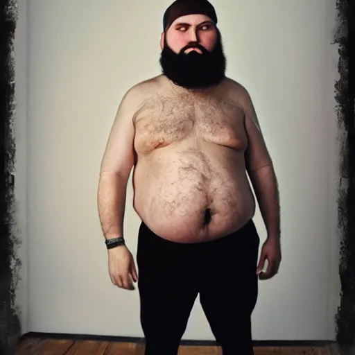 Image similar to fat bearded vlad savelyev