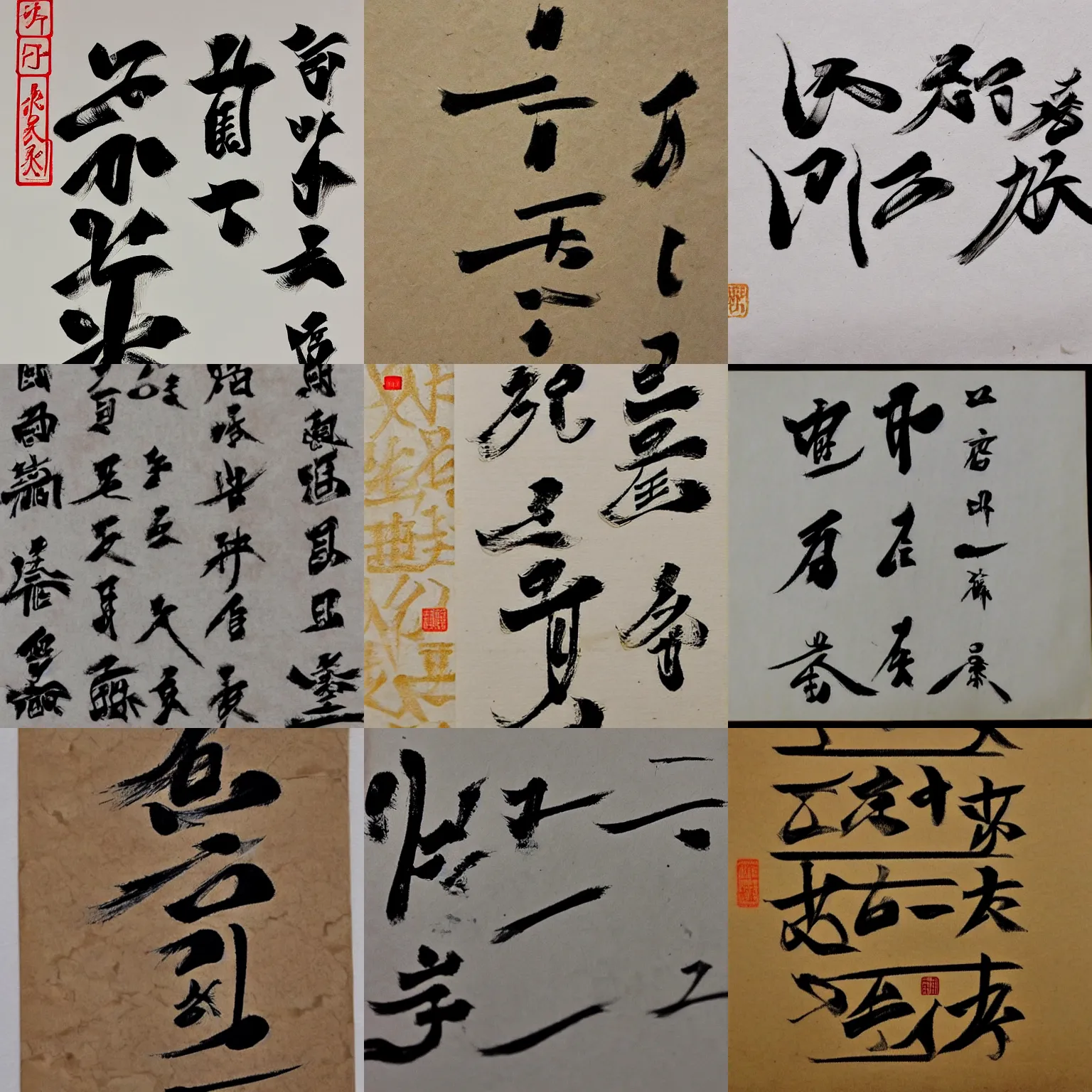 Prompt: a piece of paper on which there has been written some kind of message, possibly in Chinese characters. There are several words written in the middle, and they're too faint to be read. At the top it says My dearest daughter, and then it is signed in beautiful calligraphy: Tian Xiao Feng