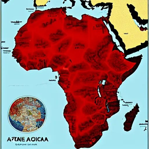 Image similar to map of Africa