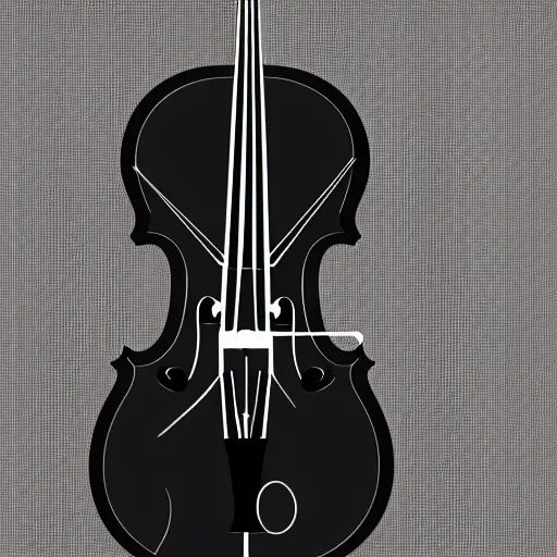 Image similar to a cello on a transparent background, vector art by ram chandra shukla, shutterstock, arabesque, photoillustration, rendered in maya, flat shading