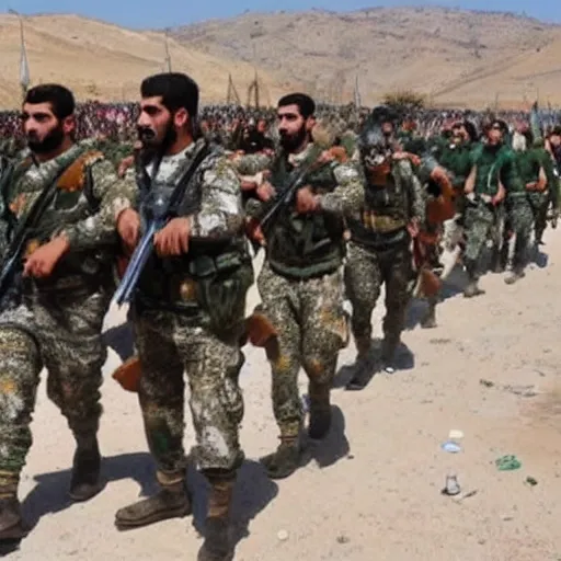 Prompt: kurdish turkish war in 2 0 3 0